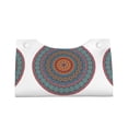 thumbnail image 4 of Lsque Mandala Printed Long Tissue Box Cover Holder, Facial Paper Organizer Dispenser,Triangle with Bottom Belt, PVC Leather Decorative Organizer, 4 of 9