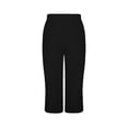 thumbnail image 5 of Cutuoiiu Women's Summer Loose Fit Three-Quarter Length Trousers with Elastic Drawstring Waist and Pockets Gifts, 5 of 8