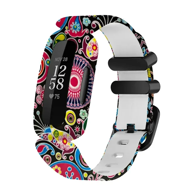 Silicone Replacement Smart Watch Band for Fitbit Ace 3/Inspire 2, Kids' Gel Strap, Model FBB0269, New