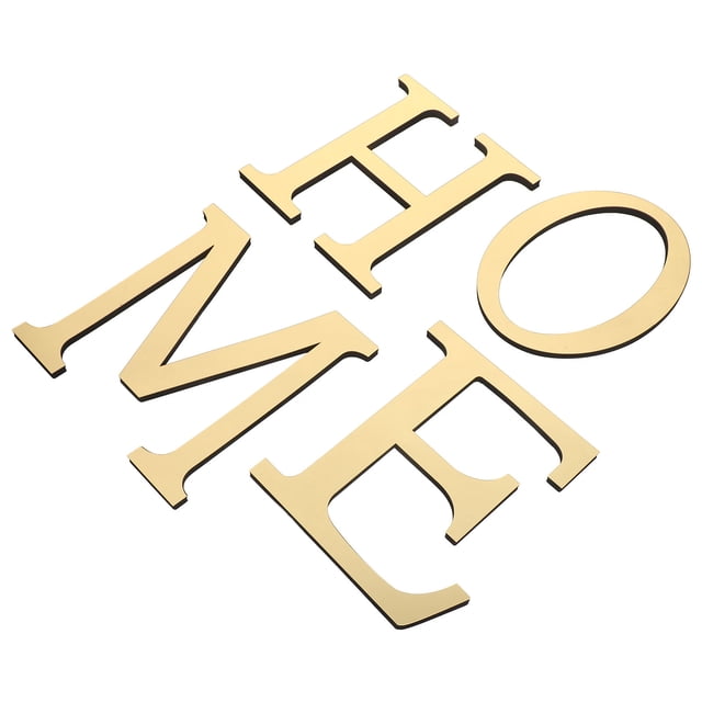 WEUVEB 1Jgo Stickers Pared Dorado Acrílico Adhesivo Para Interior