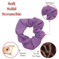 thumbnail image 3 of Motique Accessories 9 pack Scrunchies Hair Ties (Purples), 3 of 5