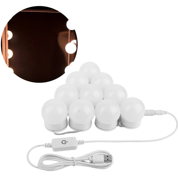 OUNONA Vanity Mirror Lights Modern Mirror Light White 1Set