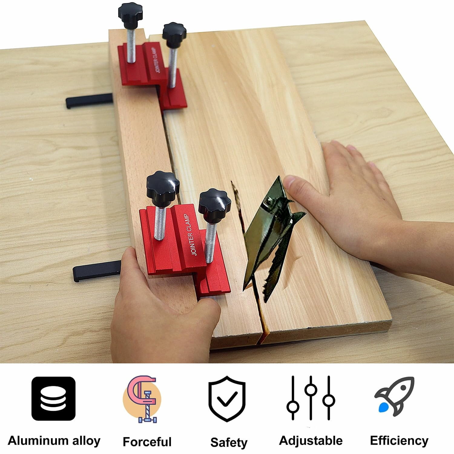 2 Pieces Adjustable Pocket Hole Jig System Set - Ideal Woodworking Tool for DIY Carpentry Projects