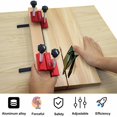 thumbnail image 5 of 2 Pieces Adjustable Pocket Hole Jig System Set - Ideal Woodworking Tool for DIY Carpentry Projects, 5 of 7