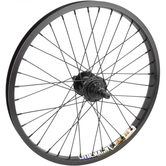 Weinmann DM30 BMX Rear Wheel - 20" x 1.75, 9T Driver HUB, 36H, Black