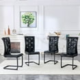 thumbnail image 2 of NEW Dining Chairs Set of 4 - Modern Upholstered Chairs with Metal Legs for Living, Bedroom,Dining Room - Dining Chairs Set for 4, 2 of 10