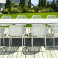 thumbnail image 4 of Air XL Extension 11 Piece Dining Set in White, 4 of 7