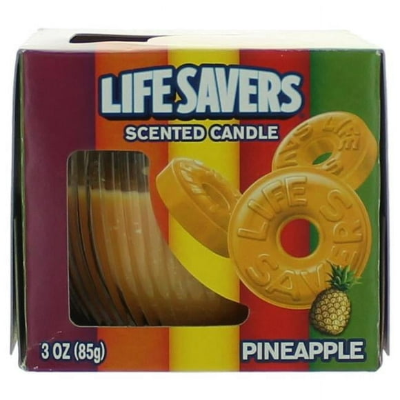 Life Savers clivep3 Bougie Parfumée en Pot 3 oz pour Ananas
