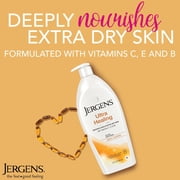 Jergens Ultra Healing Hand and Body Lotion Dry Skin Moisturizer, Vitamins C, E, B5, 32 oz