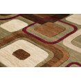 thumbnail image 5 of United Weavers Studio Area Rug 710-00350 Modem Brown Circles Curves 1' 11" x 7' 4" Rectangle, 5 of 5