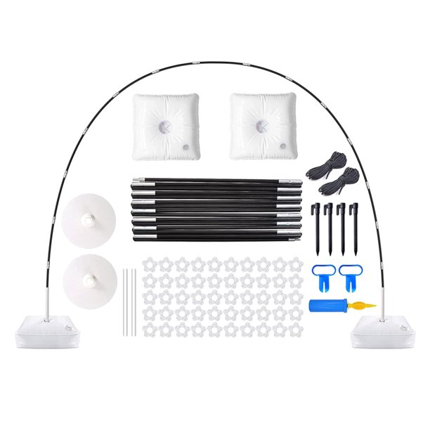 El kit de arco de bola con base ancha se puede empalmar Soporte de arco de bola para boda, etc. Wmkox8yii shdjk3886