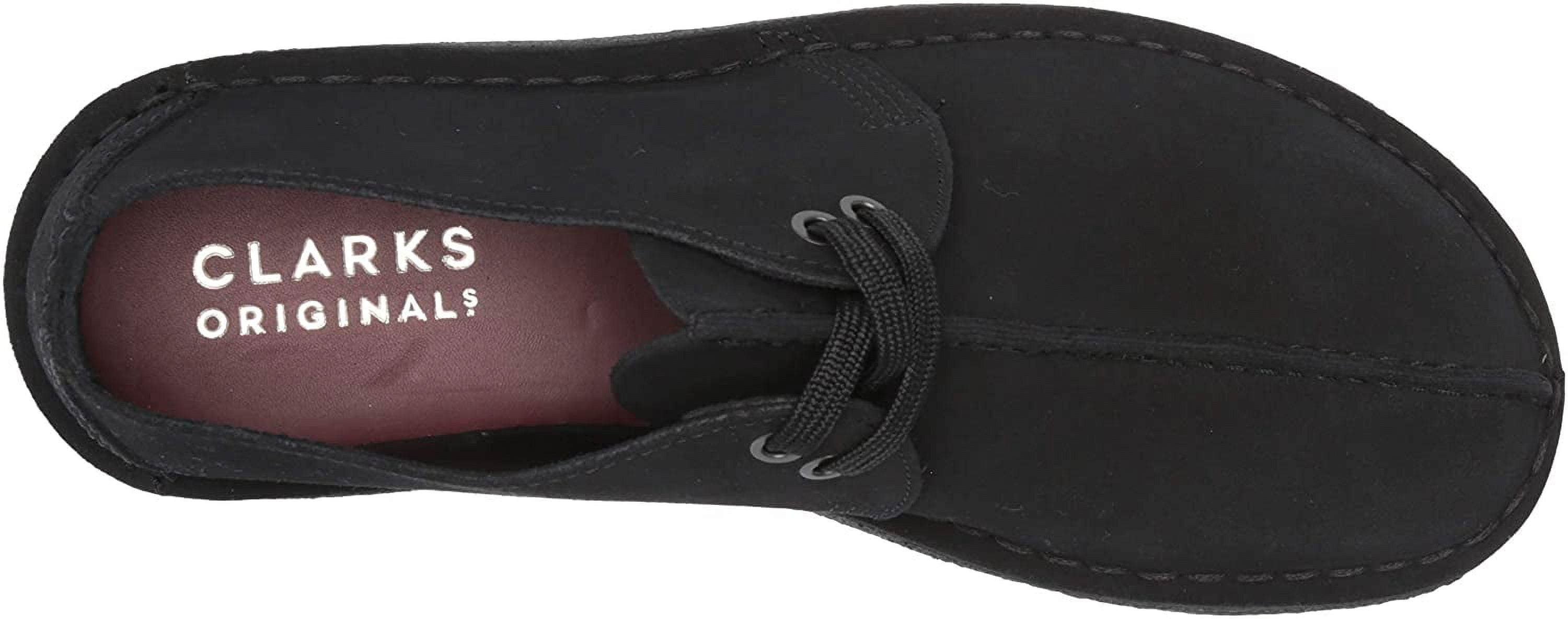 Clarks Mens Desert Trek Oxford - Black Suede, Size 8 EUC Clarks Originals Desert Trek Mens Dark Brown/Beige Suede  main image 3