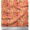 thumbnail image 1 of Soimoi Cotton Voile Fabric Footprint,Dog & Cat Animal Print Sewing Fabric Yard 42 Inch Wide, 1 of 1