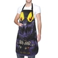 thumbnail image 6 of The Cuphead Show Adjustable Bib Apron, Waterdrop Resistant Aprons with 2 Pockets Cooking Kitchen Aprons for Women Men Chef, 6 of 7
