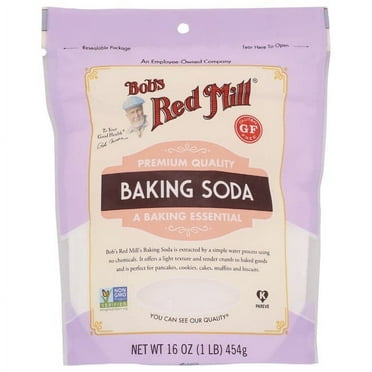 Bob's Red Mill, Double Acting Baking Soda, Shelf Stable 14 oz Plastic Bag