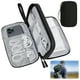 thumbnail image 1 of Bolsa organizadora de accesorios electrónicos, bolsa organizadora de cables de viaje, bolsa de transporte portátil impermeable de doble capa para dispositivos de viaje para cables, banco de energía,, 1 of 5