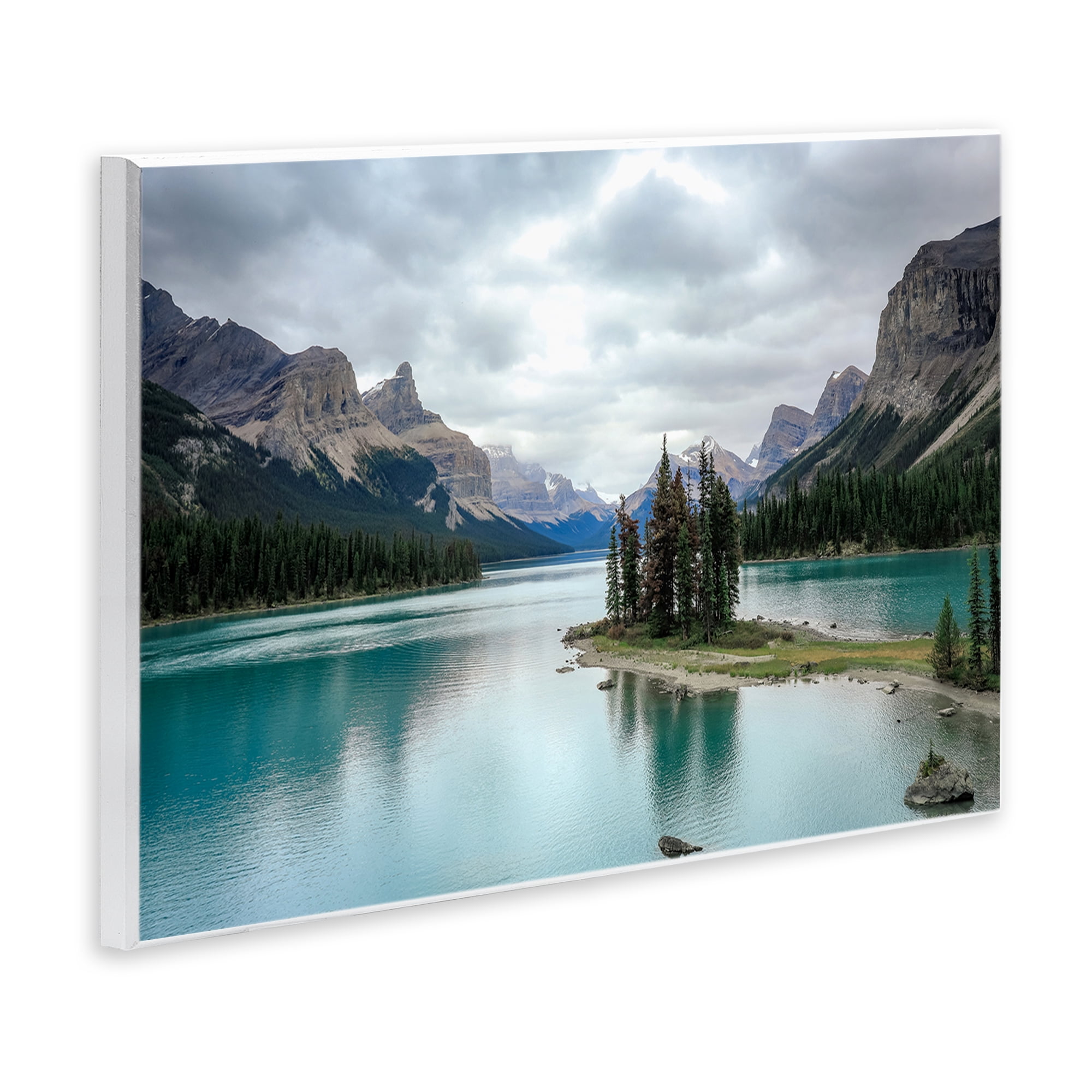 Stupell Industries Peninsula Vast Lake View Landscape & Nature Photography Unframed Art Print Wall Art, 19 x 13