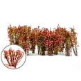 thumbnail image 2 of 1 Box Static Grass Tuft Model Lowland Shrubs Tuft Terrain Model Aritificial Plants DIY Miniature for Train Landscape Railroad Scenery (Dark Red), 2 of 4