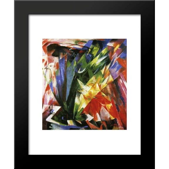 Birds 20x24 Framed Art Print by Marc, Franz