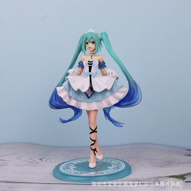 2023 nuevo Anime Hatsune Miku cantante Virtual Manga figuritas Cenicienta Hatsune Miku Pvc figura de acción linda muñeca coleccionable juguete de regalozhangyuxiang zhangyuxiang unisex
