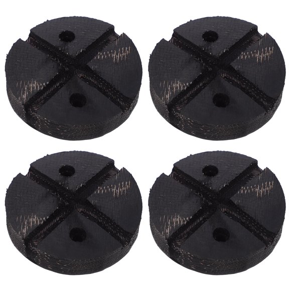 HONMEET 4PCS Car Jack Adapter Black Rubber for DIY Enthusiasts and Automotive Technicians
