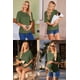 thumbnail image 4 of Camisas de maternidad Ekouaer, paquete de 3 unidades, manga corta, talla M, 4 of 6