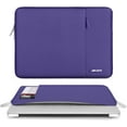 thumbnail image 2 of Funda para portátil de 13,3 pulgadas, vertical de poliéster con bolsillo, color morado ciruela, 2 of 4