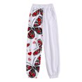 thumbnail image 6 of Womens High Waisted Sweatpants Summer Printed Lounge Pants Casual Comfy Drawstring Sport Running Pants with Pockets, 6 of 6