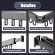 thumbnail image 3 of Tendedero de Pared,Estante de Ropa Retractil para Ahorro de Espacio,Capacidad de Carga 35KG,Con 18 Ganchos y 1 Barra,Ángulo Ajustable 360°,Tendedero Plegable para Ropa,para Balcón,Interior y Exterior, 3 of 9