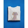 thumbnail image 3 of Colorful Ethnic Jellyfish Sweatshirt Women -Image by Shutterstock, Female XX-Large, 3 of 4