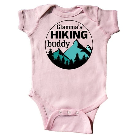 

Inktastic Glamma s Hiking Buddy with Mountains and Trees Gift Baby Boy or Baby Girl Bodysuit