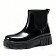 thumbnail image 5 of Miqool Womens Rain Boots, Waterproof Platform Rubber Chelsea Rainboots, Comfortable Short Ankle Garden Boots for Outdoor Work, 5 of 7