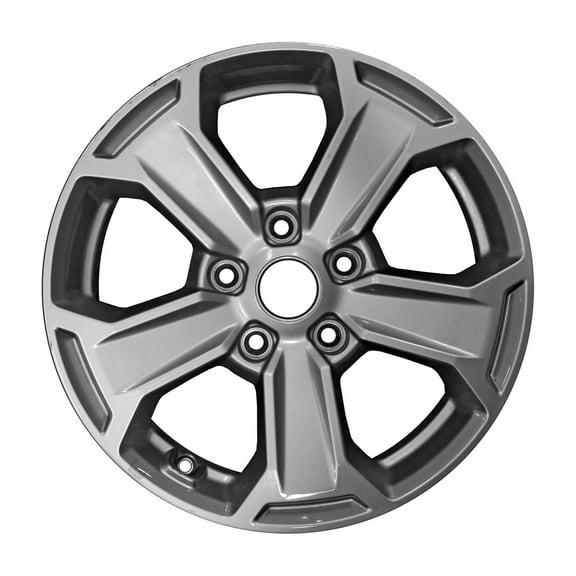 Pre-Owned Original Equipment Painted Bright Silver Aluminum Wheel 17 x 7.5 fits 2017 Jeep Wrangler (Good)