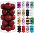 thumbnail image 1 of XmasExp Adornos de bolas de Navidad (1,57 pulgadas, dorado champán) Adornos de bolas de Navidad de 24 quilates Inastillables Bolas colgantes para árbol de Navidad Decoraciones perfectas para decoració, 1 of 4