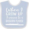 thumbnail image 3 of Inktastic Future Bassoon Player Bassoonist Gift Boys or Girls Baby Bib, 3 of 4
