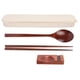 thumbnail image 1 of Cuchara de palillos de madera, 4 piezas/juego de palillos de madera, cuchara, palillos, vajilla, funcionalidad de alta precisión, 1 of 8