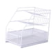 thumbnail image 2 of Estante para especias de cocina, organizador de condimentos de encimera, 3 niveles, multifuncional blanco, 2 of 9