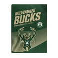 thumbnail image 4 of Milwaukee Bucks Northwest NBA Officially Licensed Raschel Throw Blanket - 60" x 80", 4 of 5