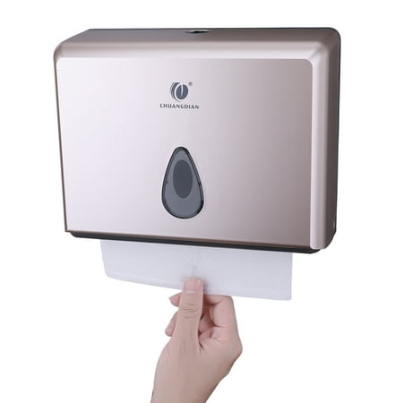 Wall-Mounted Hand Paper Towel Dispenser for Bathroom,