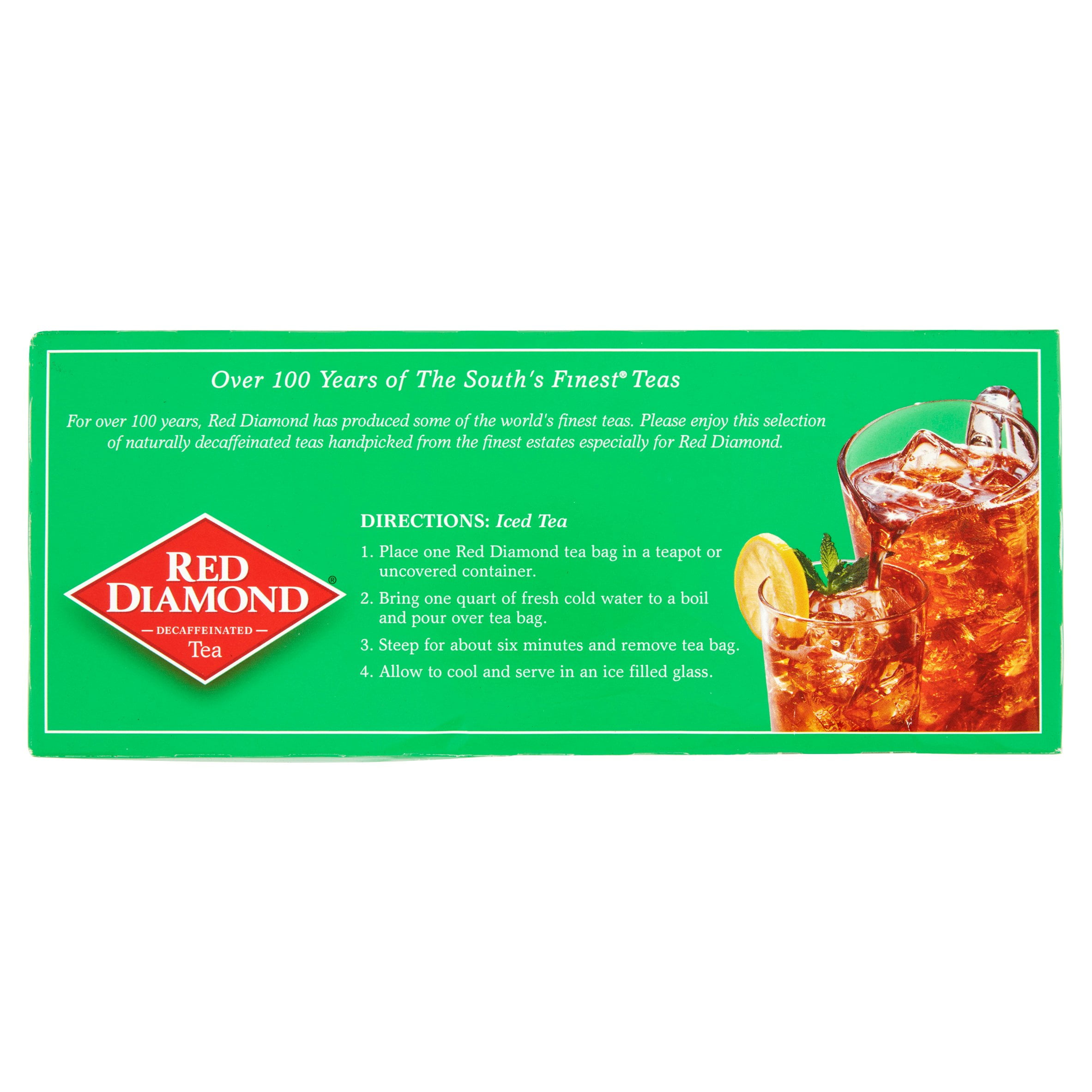 Red Diamond Decaffeinated Orange Pekoe Tea Bags 24 Count Red Diamond Decaffeinated Orange Pekoe Tea Bags 24 Count 5 25 Oz