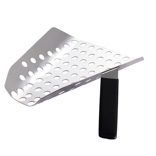 Large Stainless Steel Popcorn Scoop - Kernel Sifting Speed Scoop for Commercial and Home Use Popcorn Machine