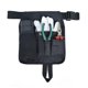 thumbnail image 4 of (Black) 11.2x9.6 inch Multi-pocket Tool Waist Bag Rainproof Electrician Repair Tool Organizer Adjustable Waist Bag, 4 of 5