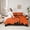 Orange Black, variant on Homewish Grey Black Baseball Bedding Comforter Set 7pcs for Teens, Vintage American Sports King Bedding Sets, Cartoon City Print Reversible Bed Sheets, Luxury Bedroom Decor