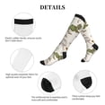 thumbnail image 5 of Lsque Road Trip Pattern Sport Compression Socks for Men & Women 15-20 mmHg Knee High Nurse Pregnant Running Medical and Travel Athletic, 5 of 6