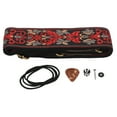thumbnail image 2 of Heavy Duty Guitar Strap, 5cm Wide, 80,135cm Adjustable, Nylon  Leather, Easy Install  Comfortable!, 2 of 10