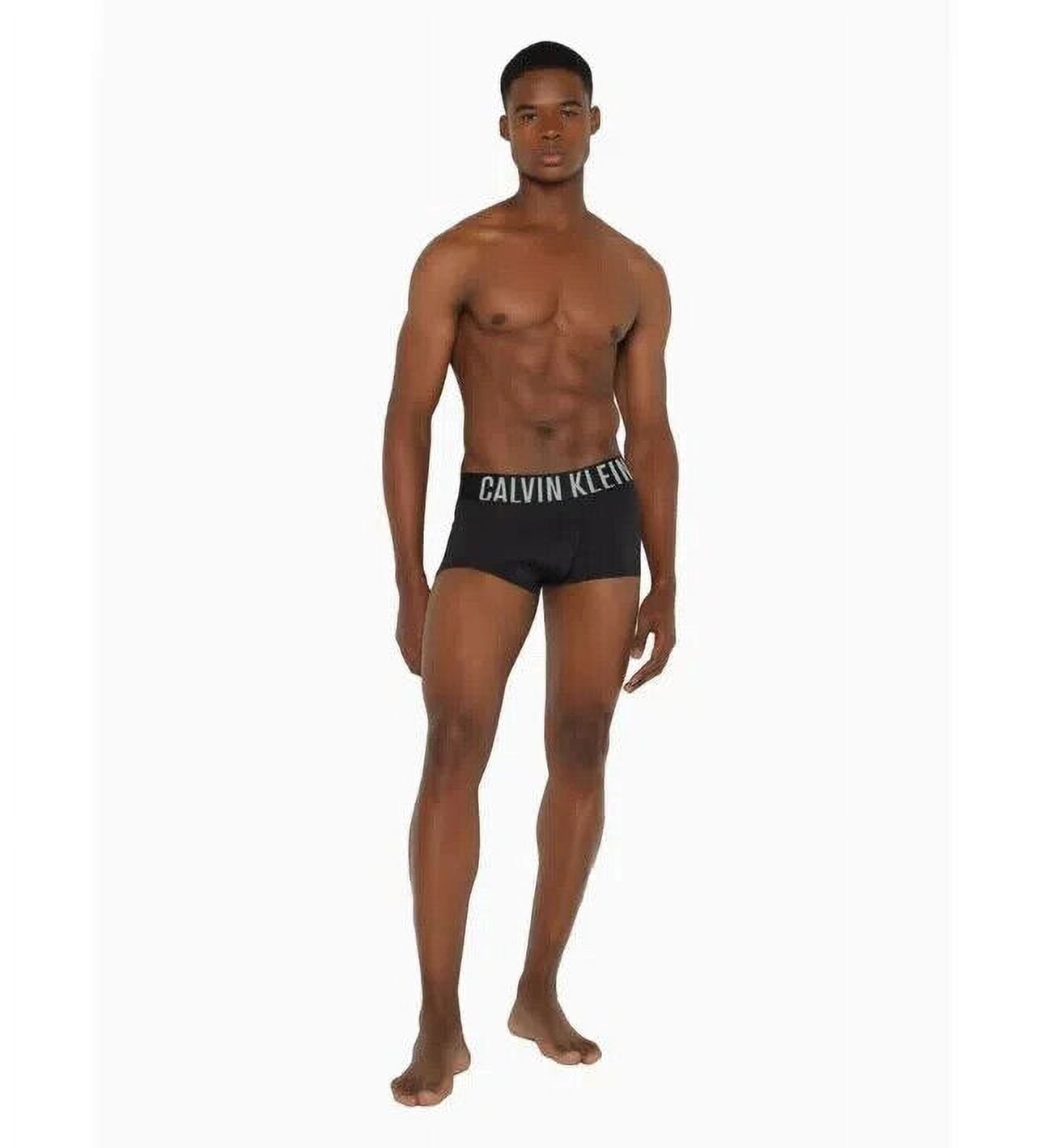 Calvin Klein Intense Power Microfiber Stretch Low Rise Trunk 3 Pack Black XL Walmart