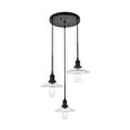 thumbnail image 1 of Living District LD4040D19BK Waltz 3 Light Black Ceiling Pendant, 1 of 4