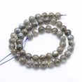 thumbnail image 2 of Natural Labradorite Beads Strands Round 8mm Hole: 1mm 54pcs/strand 15.7 inch(40cm) diy, 2 of 3