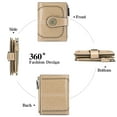 thumbnail image 3 of Sendefn Small Women Wallet Genuine Leather Bifold Purse RFID Blocking Card Holder, 3 of 7