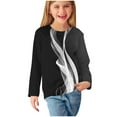 thumbnail image 2 of Mgmyaa Girls Long Sleeve Pullover Shirts with Round Neck, Printed Casual Tops for Girls, Soft Comfortable Daily Wear, 2 of 5